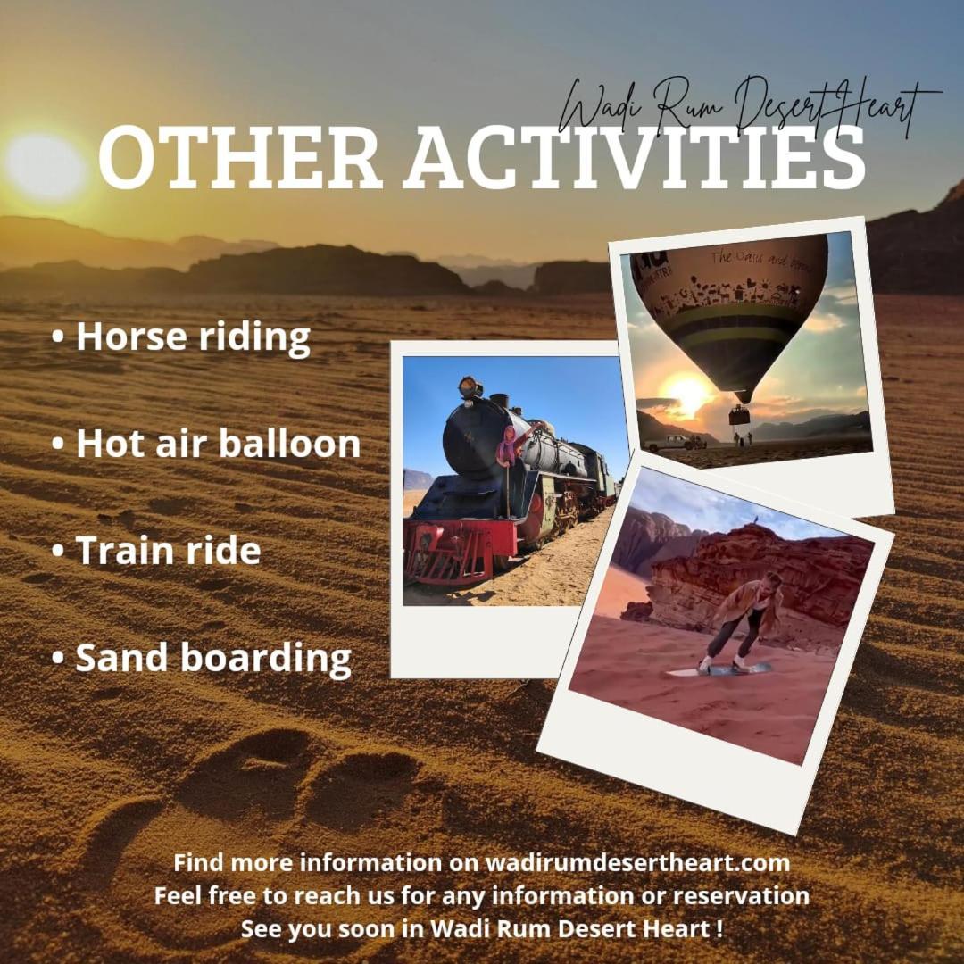 Wadi Rum Desert Heart Camp Exterior photo